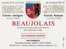 Domaine Paul Durdilly & Fils - Beaujolais Les Grandes Coasses 2022 (750ml) (750ml)
