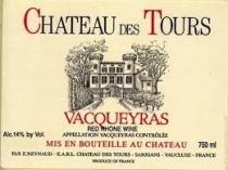 Chateau Rayas - Chteau des Tours Vacqueyras 2011 (750ml) (750ml)