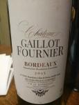 Gaillot Fournier - Bordeaux Rouge 2020 (750)